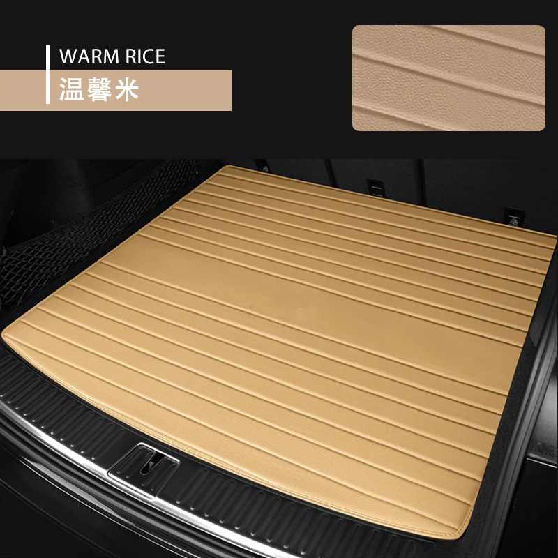 New Model Suitable for Porsche Cayenne/Macan/Panamera/Taycan/718 Car Leather Trunk Mat