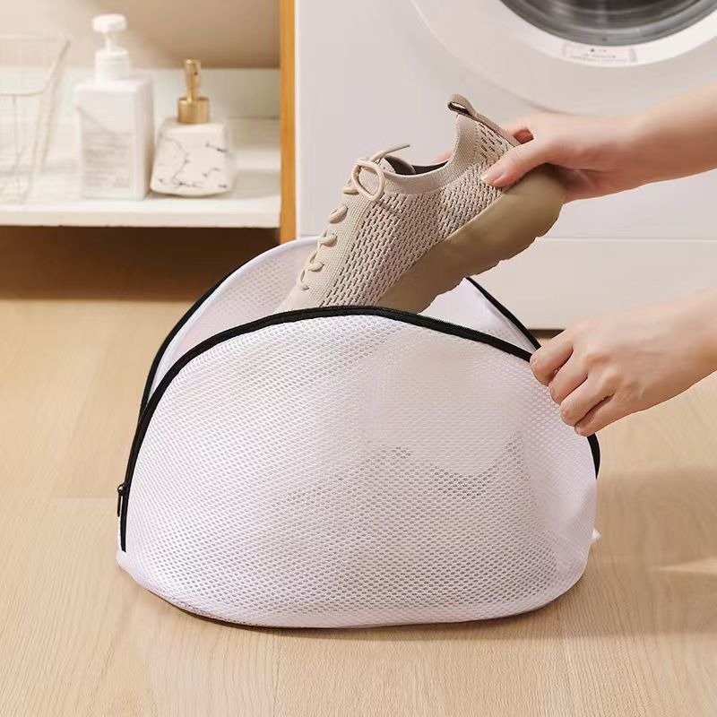 新しい全自動洗濯機で洗える靴バッグ、家庭用ケアバッグ、サンドイッチメッシュ、ユニバーサル、耐久性のある、Lサイズ、その他|undefined