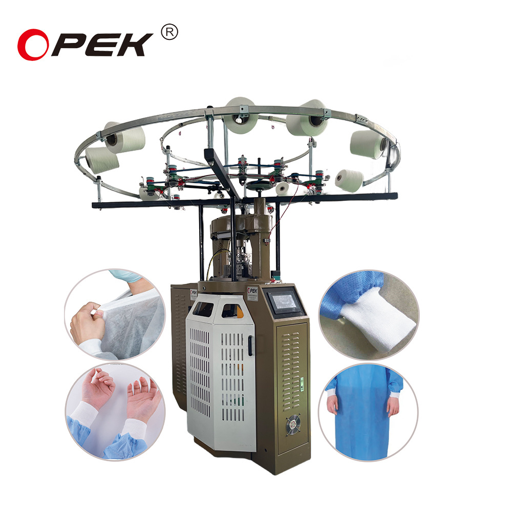 新品opek366c 罗纹机 袖口机 针织机 小圆机 十五年老厂品质保障