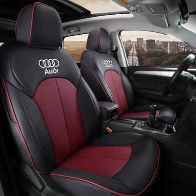 Modelə uyğun (Original) oturacaq örtükləri: A6La4Lq5La4Lq3A6Lq5La3A7Q7 Leather Seat - black-red-standard-edition-five-seats-nappa-leather-fully-surrounded-front-and-rear-rows