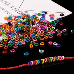 ���Z��ɫ�ʾ�Ȧ�ֹ�diy�Ʒ�����ɫС��Ȧ��Ƭ�۾���朾��K���l