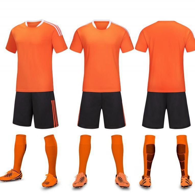 Camiseta de fútbol para niños adultos de verano, camiseta de manga corta, traje de entrenamiento de secado rápido para estudiantes de primaria y secundaria, bordado imprimible 6106