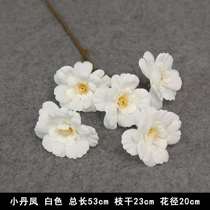 白い造花シーンアレンジメント花の造花ブーケ装飾造花造園アジサイシルクフラワー装飾花|undefined
