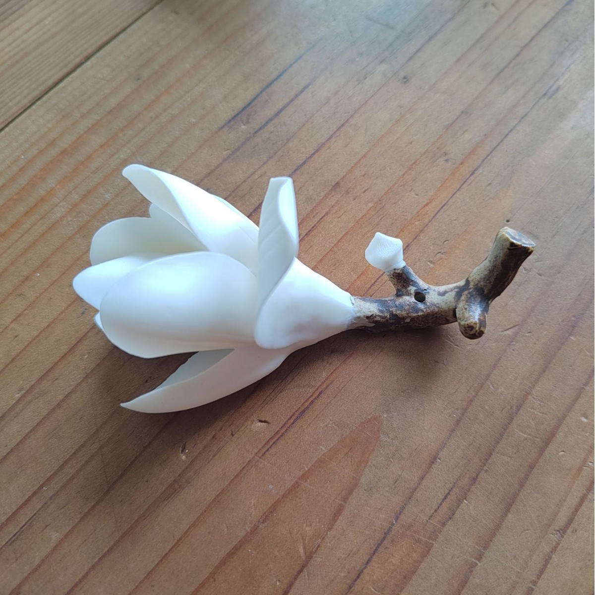 Portaincienso de Cerámica Magnolia Hecho a Mano para Purificación de Aire image 3