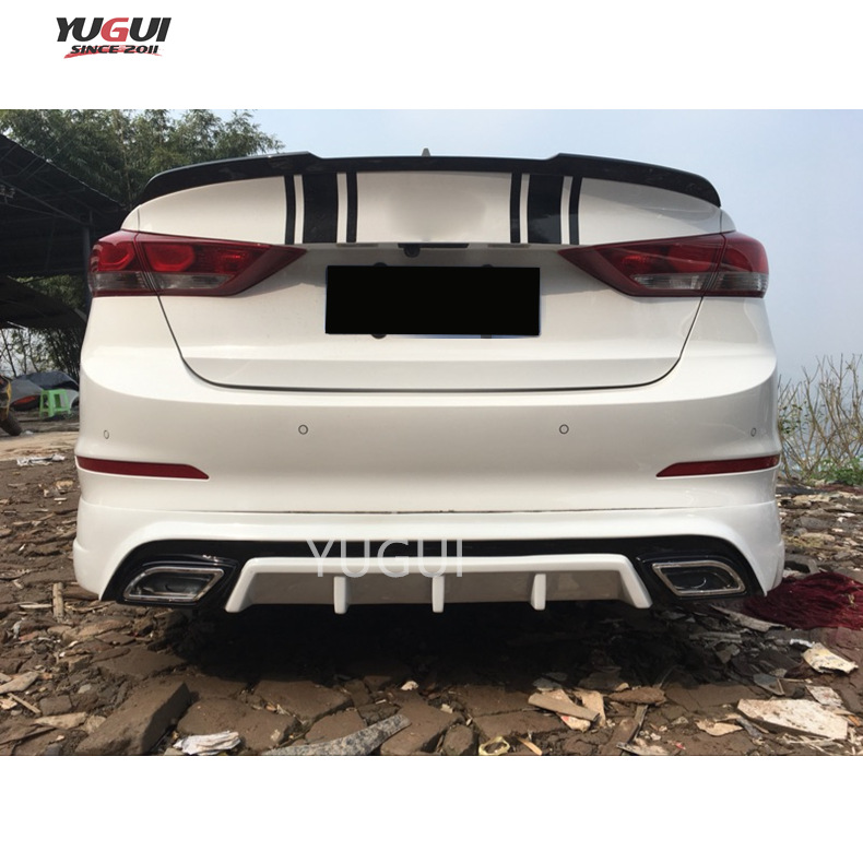 Suitable for Hyundai 16-18 Hyundai Elantra Small Body Kit Modification New Elantra Front Splitter Side Skirts Rear Lip