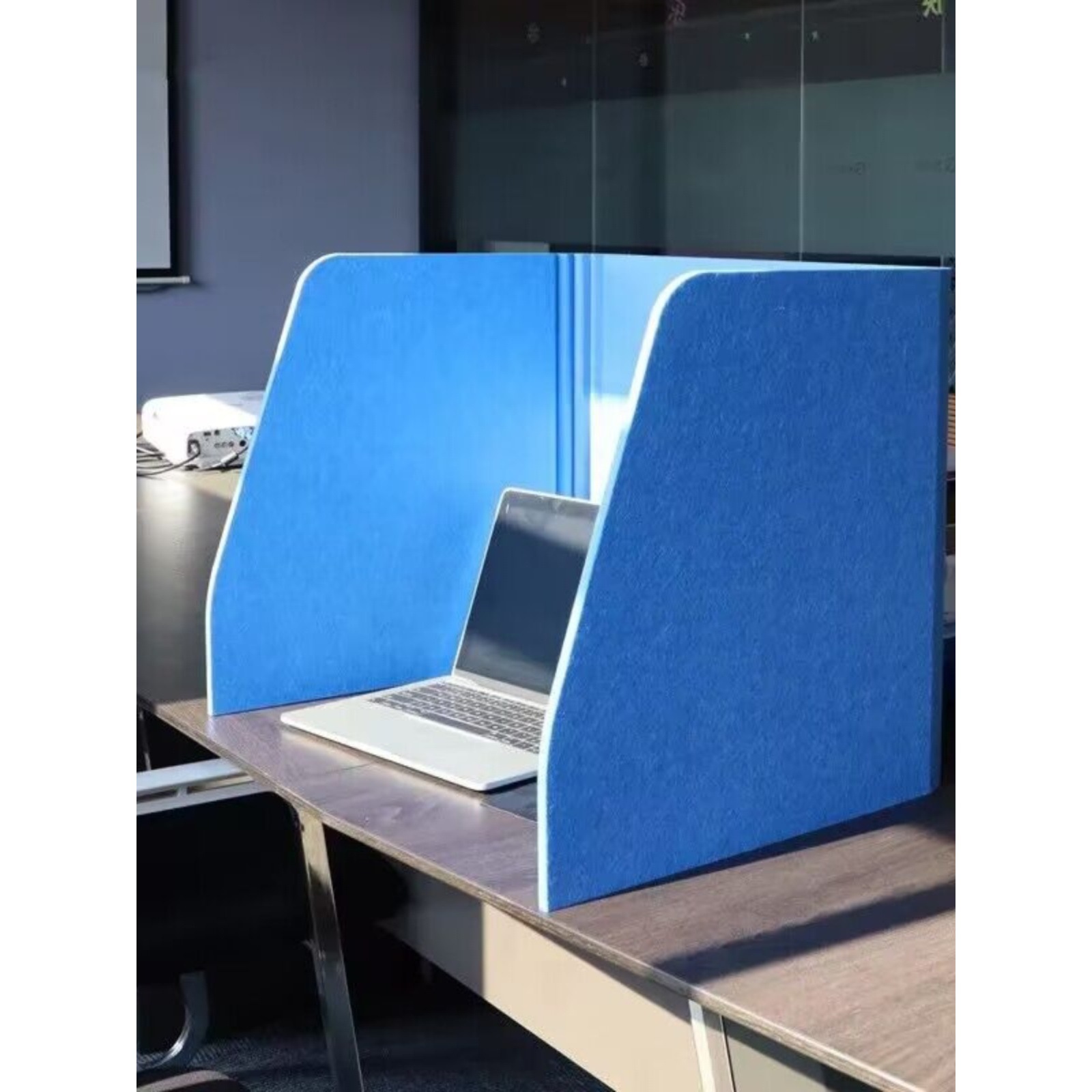 Polyester Office Soundproof Desktop Screen Baffle Student Desk Partition Foldable Partition Sound Absorption