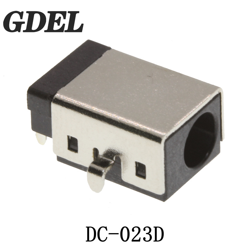 供应5A大电流4017DC插座沉板式DC电源插座五脚DC-23D沉板30V