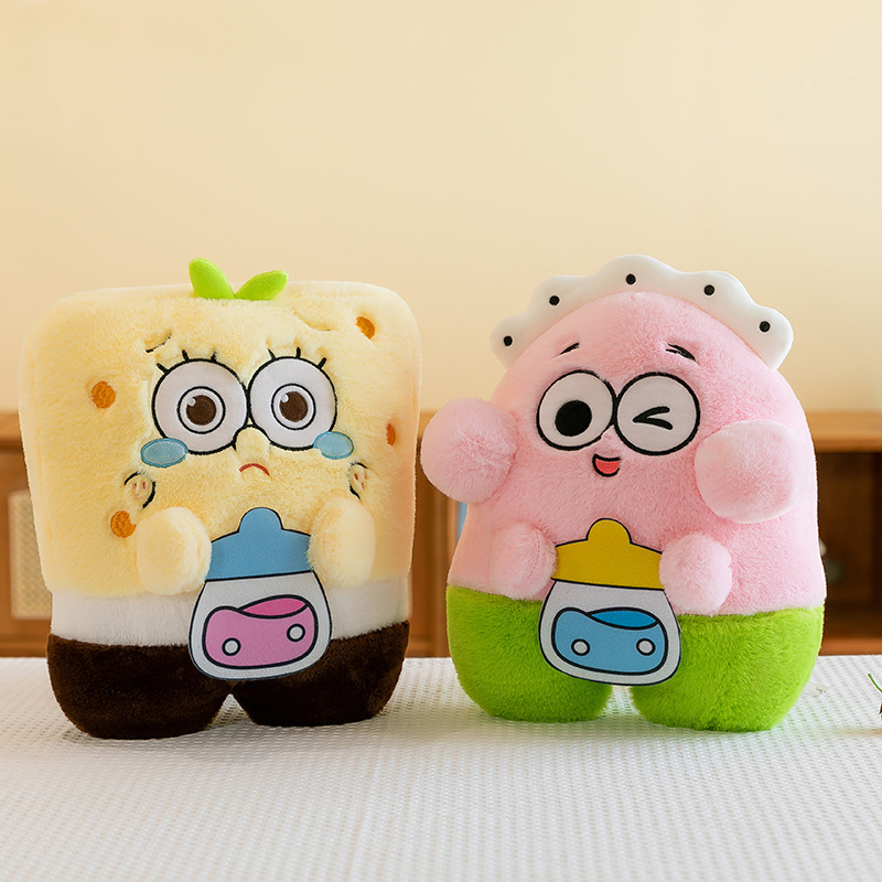 Nuevo juguete de peluche de dibujos animados de SpongeBob SquarePants Pai Big Star Baby Doll Regalo para novia