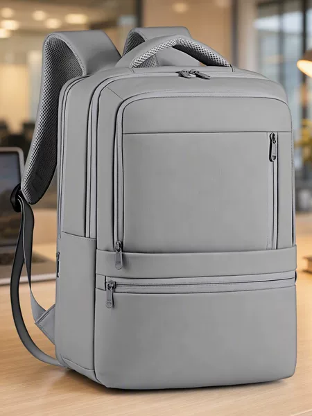 Casual commuter backpack, large capacity, waterproof, suitable for business trips, travel, and students; computer backpack