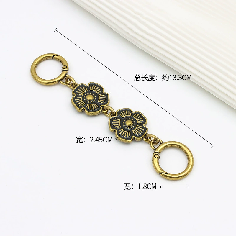 Kochi Xiangbule tabby Baccarat bag modified camellia extended decoration underarm lengthened shoulder strap chain accessories