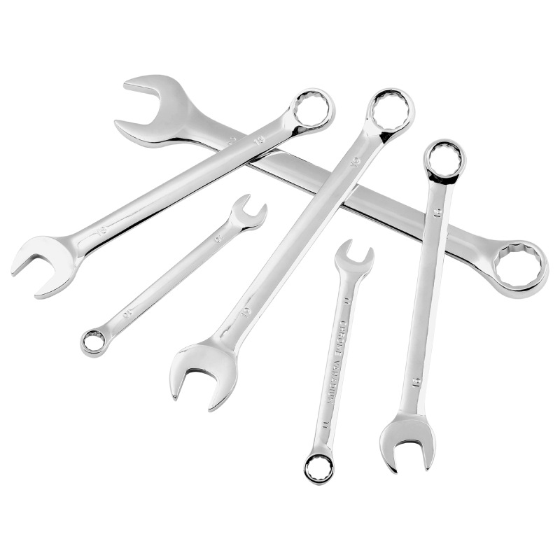 Juego de llaves de doble propósito, llave tipo estrella de 6-32 mm, juego de herramientas para reparaciones domésticas, venta al por mayor, cromo vanadio.