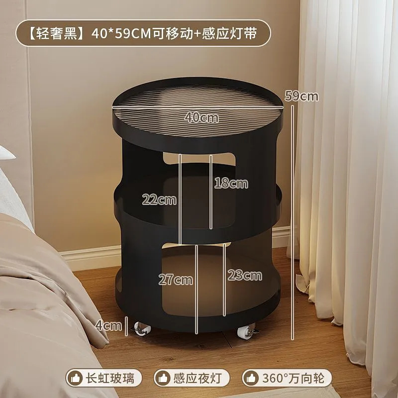 工場直送の軽くて豪華なスレートコーヒーテーブル、小さなアパートメントコーヒーテーブルコンビネーションテーブル、リビングルームラウンドティーテーブル、ソファサイドテーブル|undefined