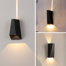 外贸批发简约LED户外壁灯黑白色客厅卧室床头灯酒店走廊洗墙灯具