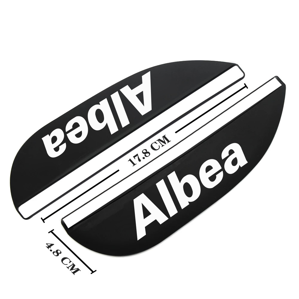 Visor Decoration for | Fiat Rearview mirror rainproof sticker - fiat-6-albea