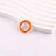 20MM Paint Spring buckle DIY jewelry material round open spring ring beaded mobile phone pendant keychain