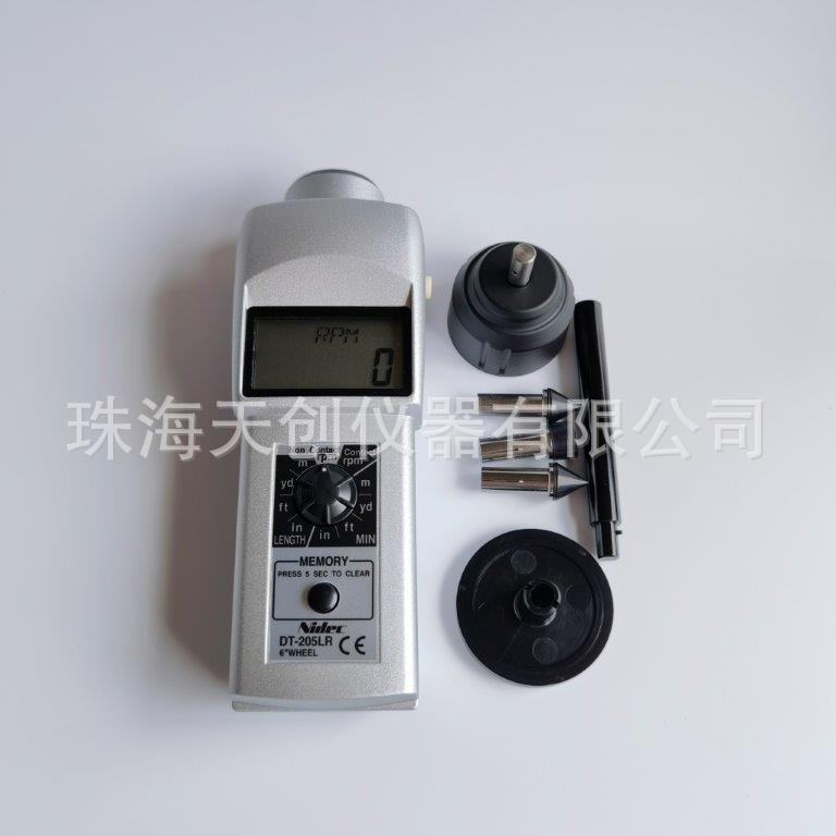 SHIMPO力新宝DT-205LR激光接触式两用转速表含6英寸线速度测量轮