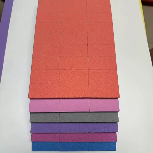 3*6*1.2cm Waterproof and Wear-Resistant Manicure Small Square (Polished Block)