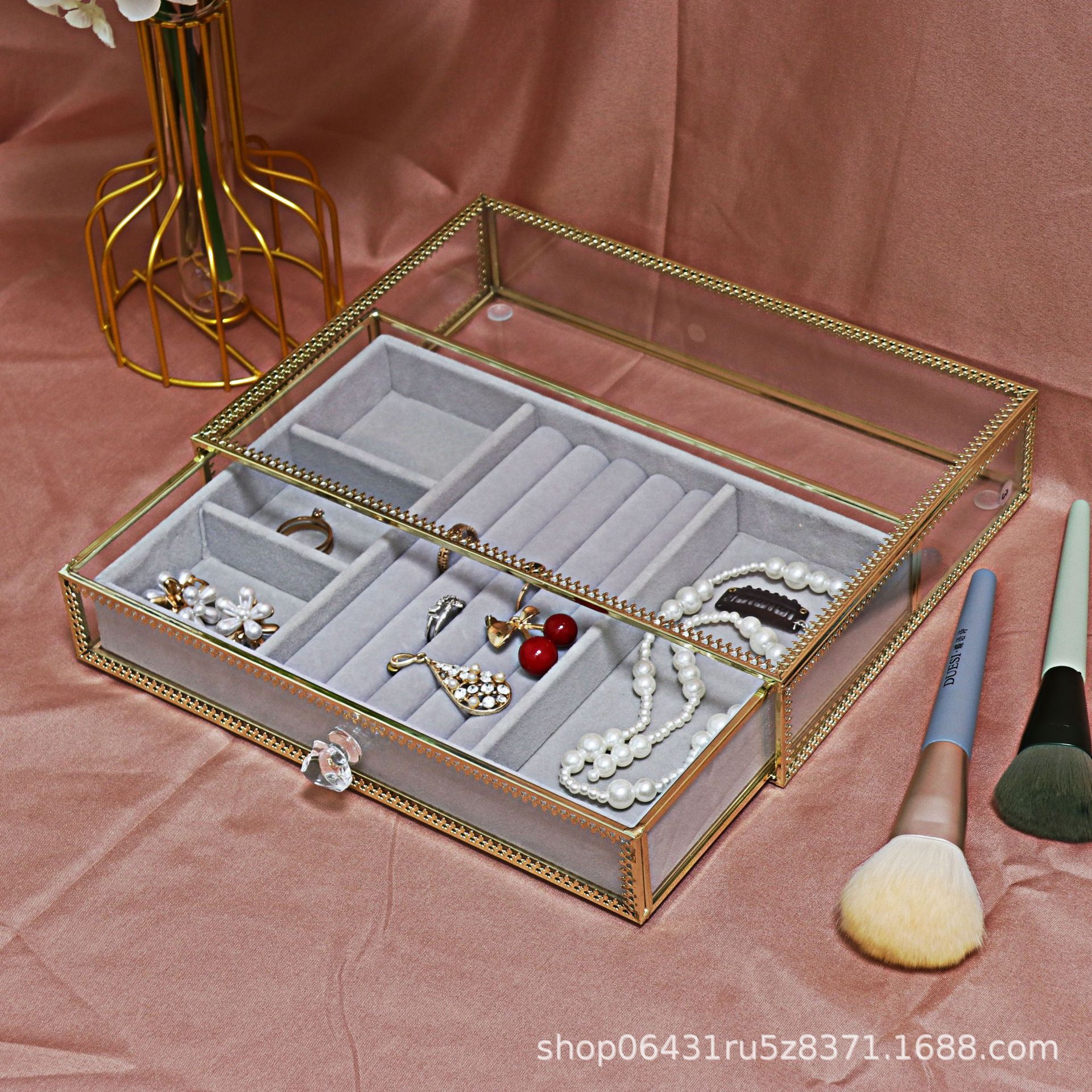 JY-22M-GD 중간 짧은 하나 그리기 25 × 18 × 5cm