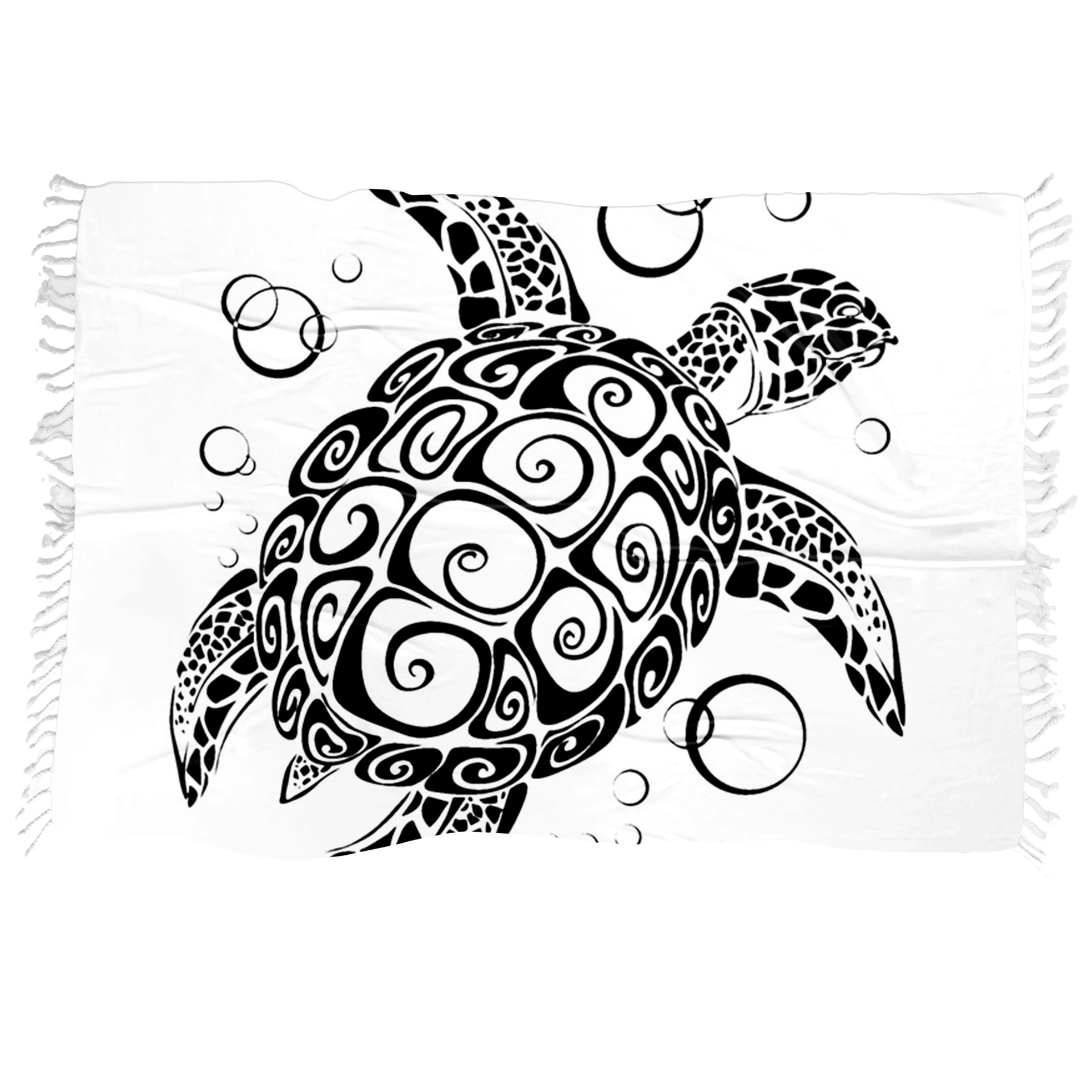 Животное печатания полотенца ванны 3Д цифров подушки взморья Микрофибер пляжного полотенца квадрата Тассел прямоугольное