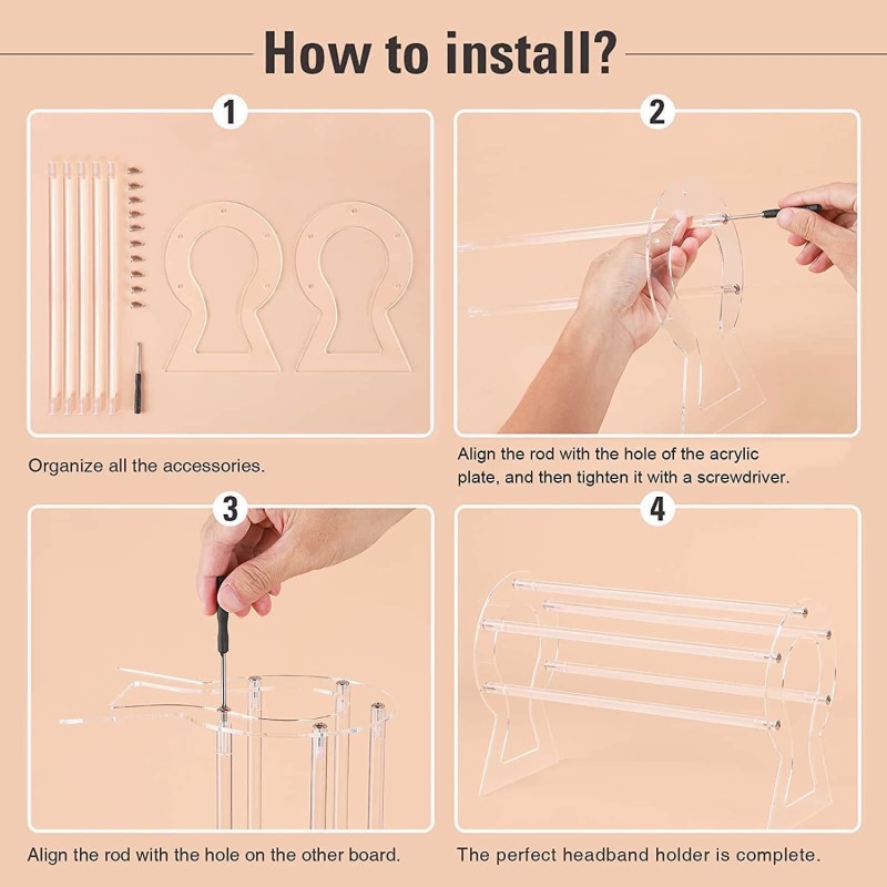 Acrylic hair accessory