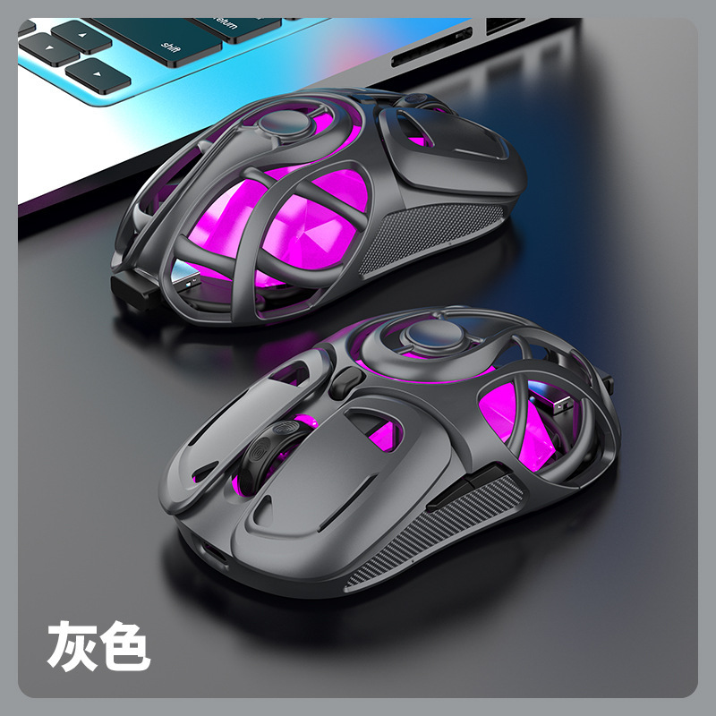 Viper X10 マウス Bluetooth ワイヤレス 3 モード中空軽量コンピュータノートブックオフィス e スポーツゲームマウス|undefined