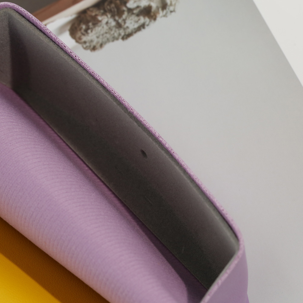 Classic Style Solid Color Pu Leather Unisex Glasses Case display picture 5
