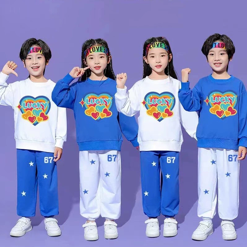 Детская одежда для Черлидинга начальной школы, Спортивная форма для класса команды, осенне-зимний костюм, Детские выступления Черлидинга