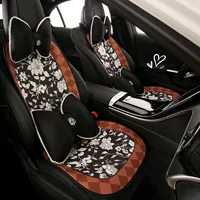 Автомобильные подушки Четыре сезона Универсальные Камелия сиденья Симпатичные чехлы для сидений