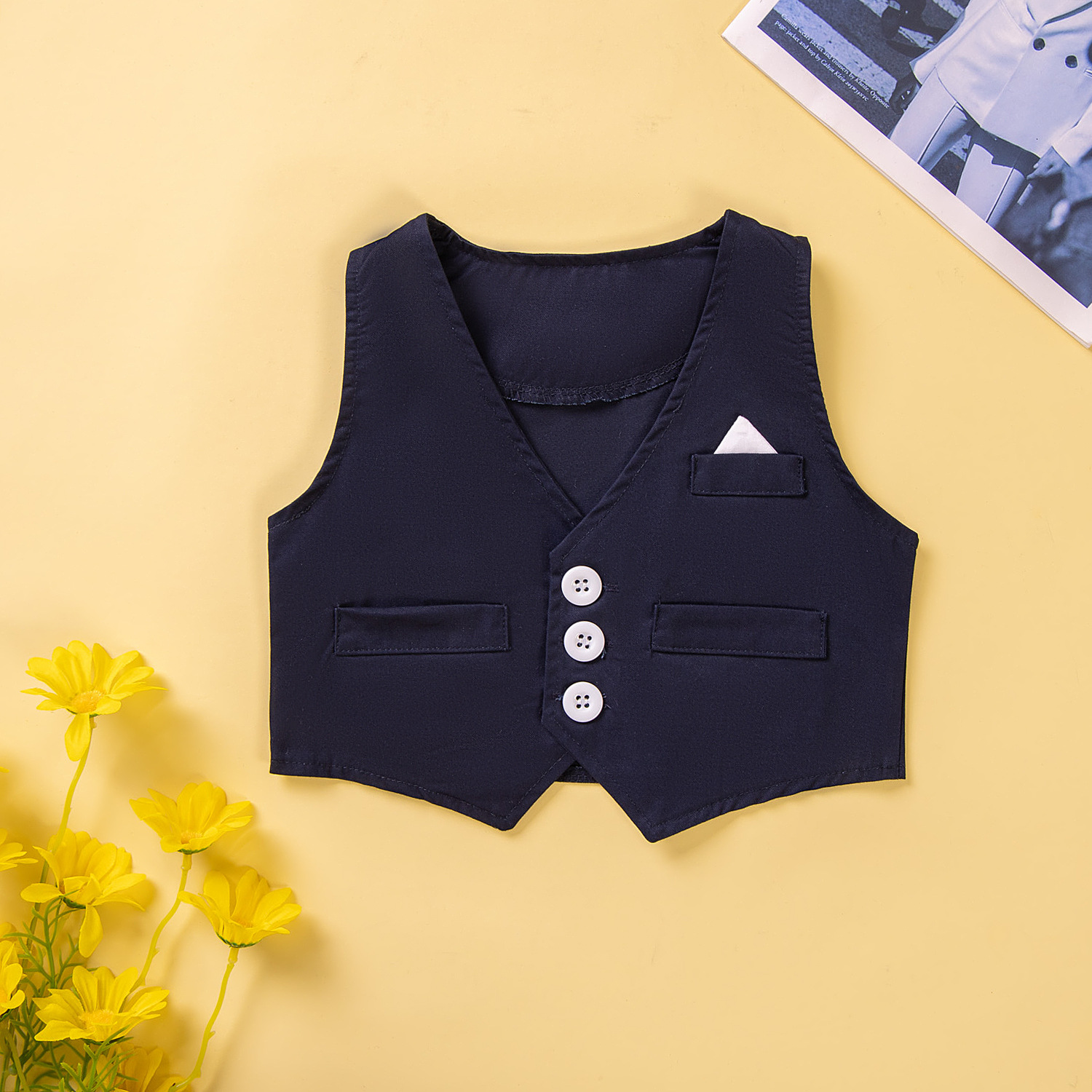 Completo elegante da neonato completo 3 pezzi per cerimonie_voghion.com