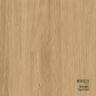 俊马哑光木纹PVC彩色膜 家居墙板装饰膜厂家 烟色胡桃330101-A6-1