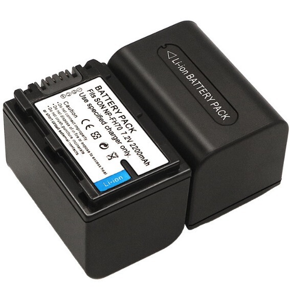 Np-Fh70 Lithium Battery Is Suitable for Sony Np-Fh60 Cr-Dvd650 Hc52 Sx40 Sr Digital Cameras