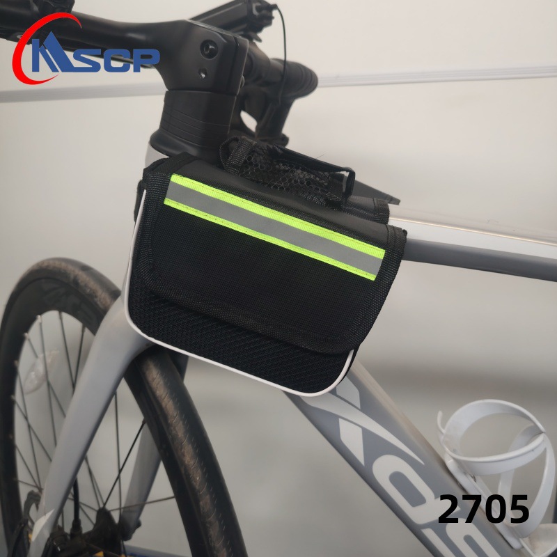 Suministro directo transfronterizo bicicleta delantera viga bolsa montaña bicicleta bolsa de cáscara dura viga delantera bolsa de montar silla cáscara dura bolsa de viga