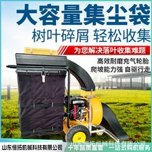 绿化吸叶机花园草坪用大型碎叶吸扫机物业园林保洁树叶收集机