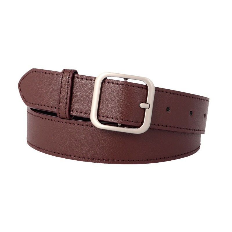 Cinturón Unisex con Hebilla de Aguja de Cuero PU para Jeans image 6