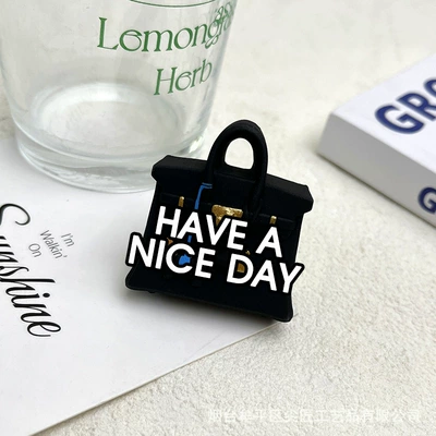 shoes, car air vent decoration, Car Perfume Aromatherapy - black-pony-bag
