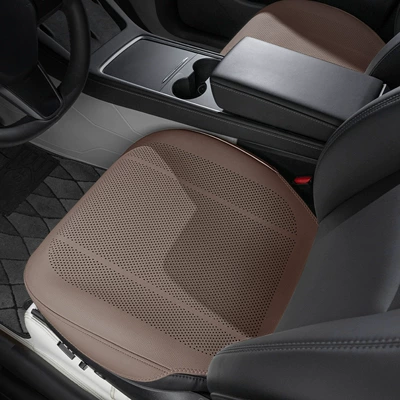 Seat cushion, seat cover | Car Seat Cushion Summer - type-b-thin-cushion-chestnut-brown-front-row-2-pieces