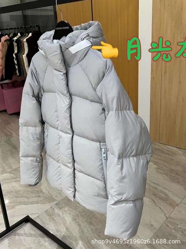 大鹅羽绒服胶囊白标泡芙男女士派克大衣加拿大同款面包服2602LB1|undefined
