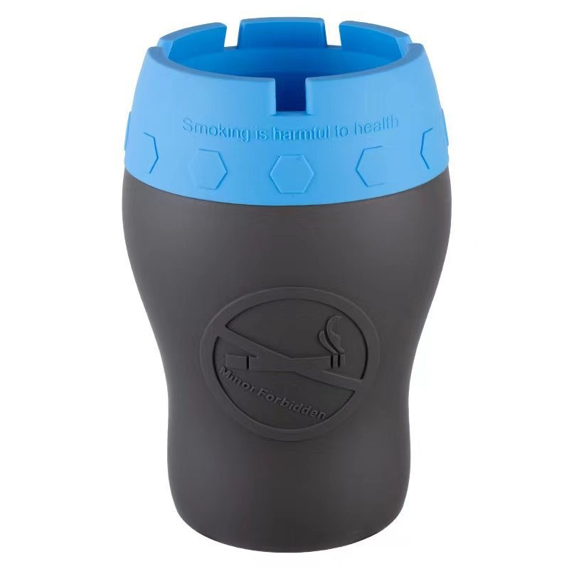 Chezai – Eco-friendly Silicone Car ashtray - blue