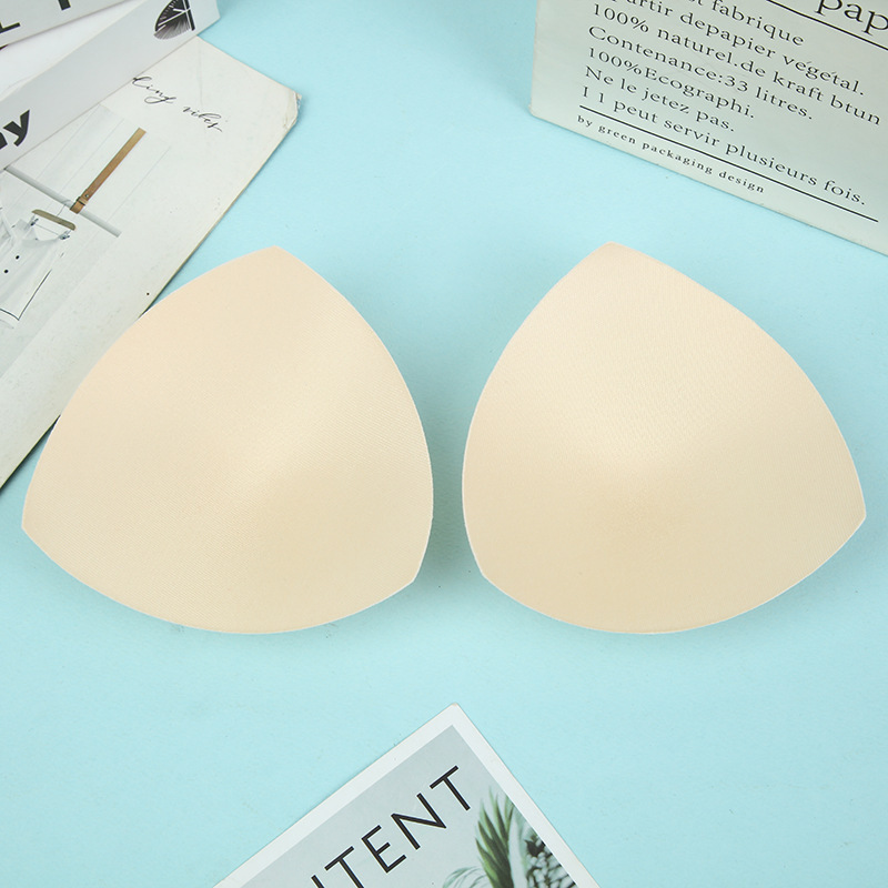 Bra esponja inserción esponja cojín de pecho deportivo anti-gloss algodón absorción de sudor cojín transpirable cojín de taza cojín transfronterizo