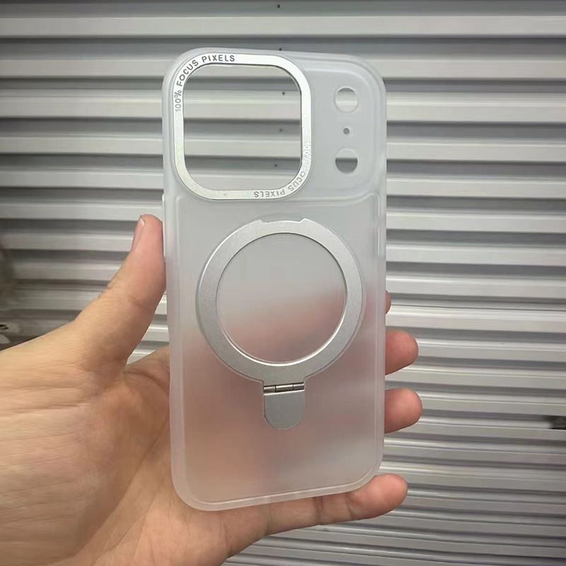 Apple 17ProMax 携帯電話ケース、マット仕上げのiPhone16 マグネット式スタンド、MagSafe対応の保護ケースに適しています。|undefined