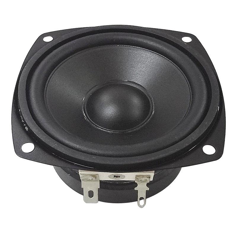 LS80W-14-R4 3寸4欧10瓦89dB橡胶边塑料盆60磁中低音扬声器6.32V