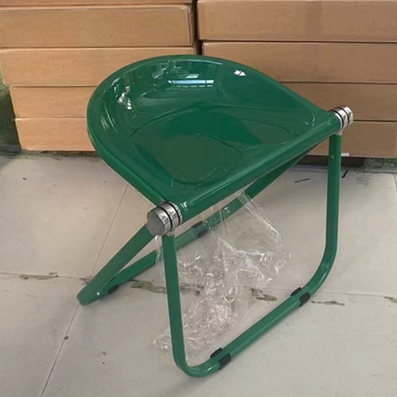 シンプルな食事椅子家庭用透明中古家具折り畳み椅子ins chairアクリルスツールプラスチッククリスタルチェア