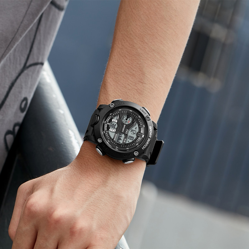 Nuevo reloj de los hombres deportes LED reloj electrónico hombre y mujer estudiante pareja luminosa simple reloj despertador reloj impermeable