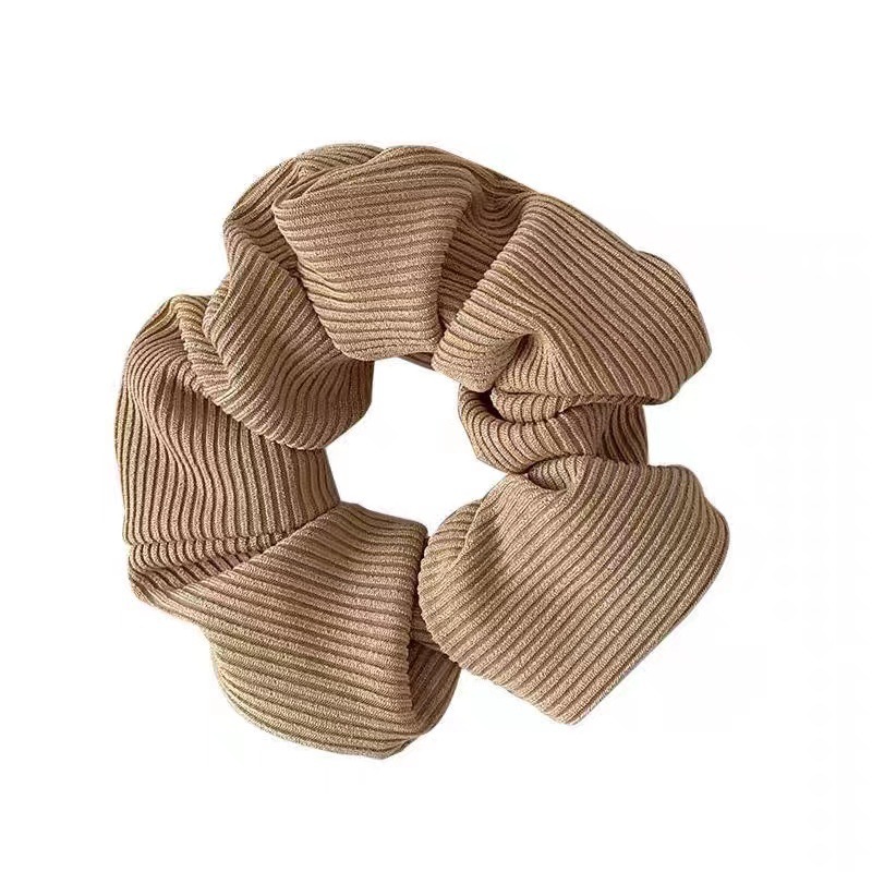 Elastico per capelli casual in stile coreano con motivo pied de poule, dall'aspetto raffinato e semplice, accessorio per capelli elegante e di alta qualità._voghion.com