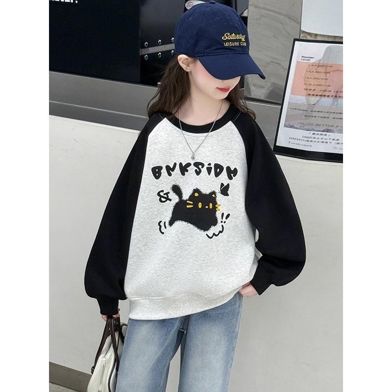 女童卫衣秋款2025新款儿童上衣早秋独特超好看小女孩长袖衣服秋装