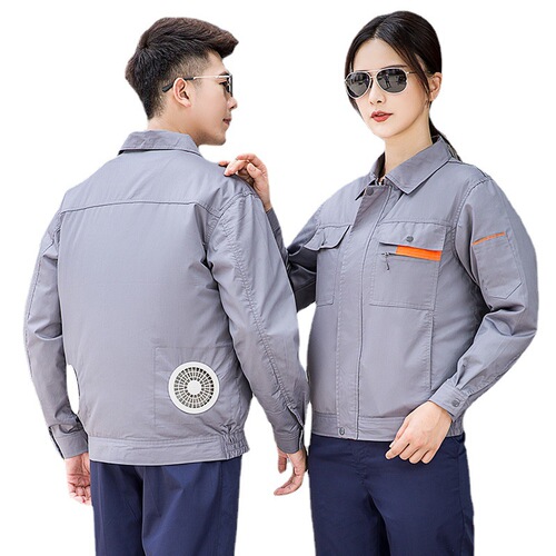 Summer long-sleeved air-conditioned clothing accessories with fan work clothes men's cooling welding anti-scalding labor protection