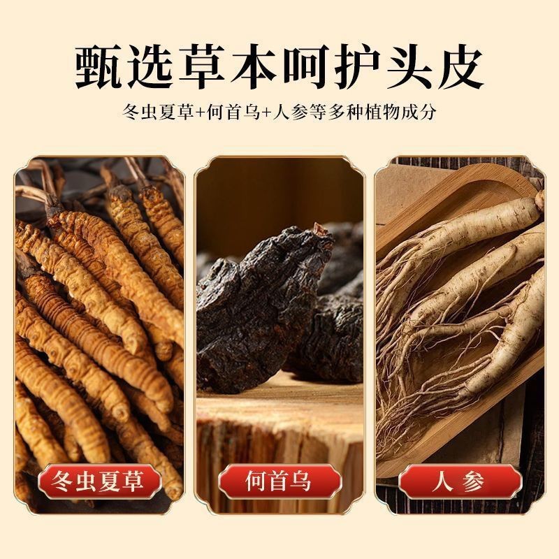 [Rápida explosión de mano] Cordyceps reparar humectante champú Cordyceps control de aceite champú controlador de aceite fabricante de champú image 3