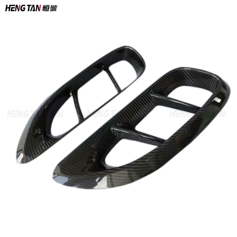Applicable to Porsche 718 Cayman Kaman Boxster carbon fiber -side outlet air outlet airfield car accessories