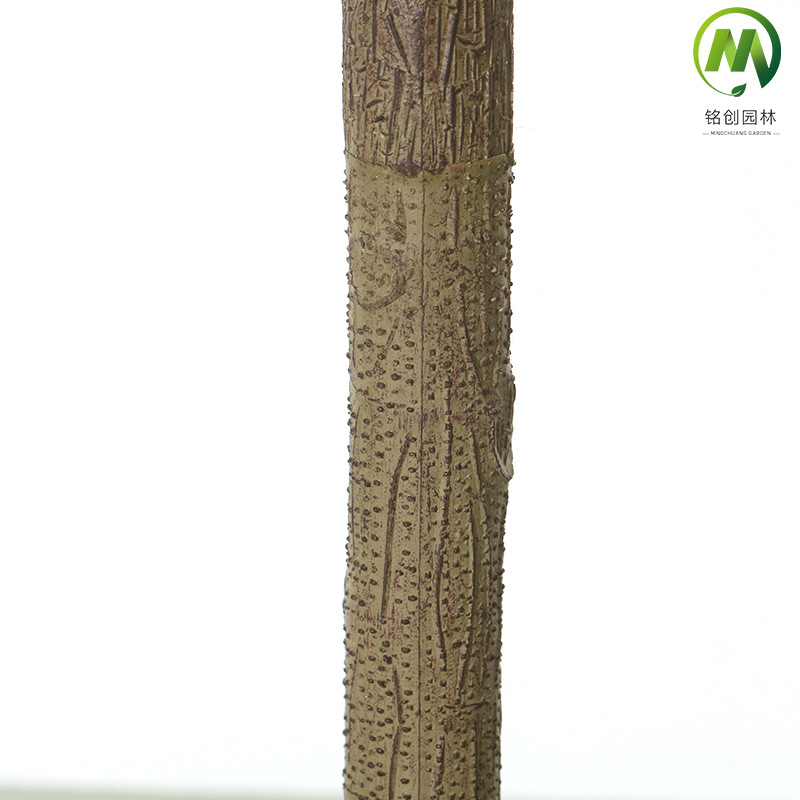 Sala de estar interior, planta falsa grande de hoja grande, planta verde de simulación, con cuenca, baniano, desmontaje transfronterizo, baniano de hoja seccional