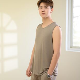 Summer thin base body-friendly vest sleevless, plus size, loose fit
